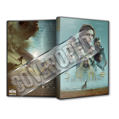 Dune Çöl Gezegeni - Dune - 2021 Türkçe Dvd Cover Tasarımı